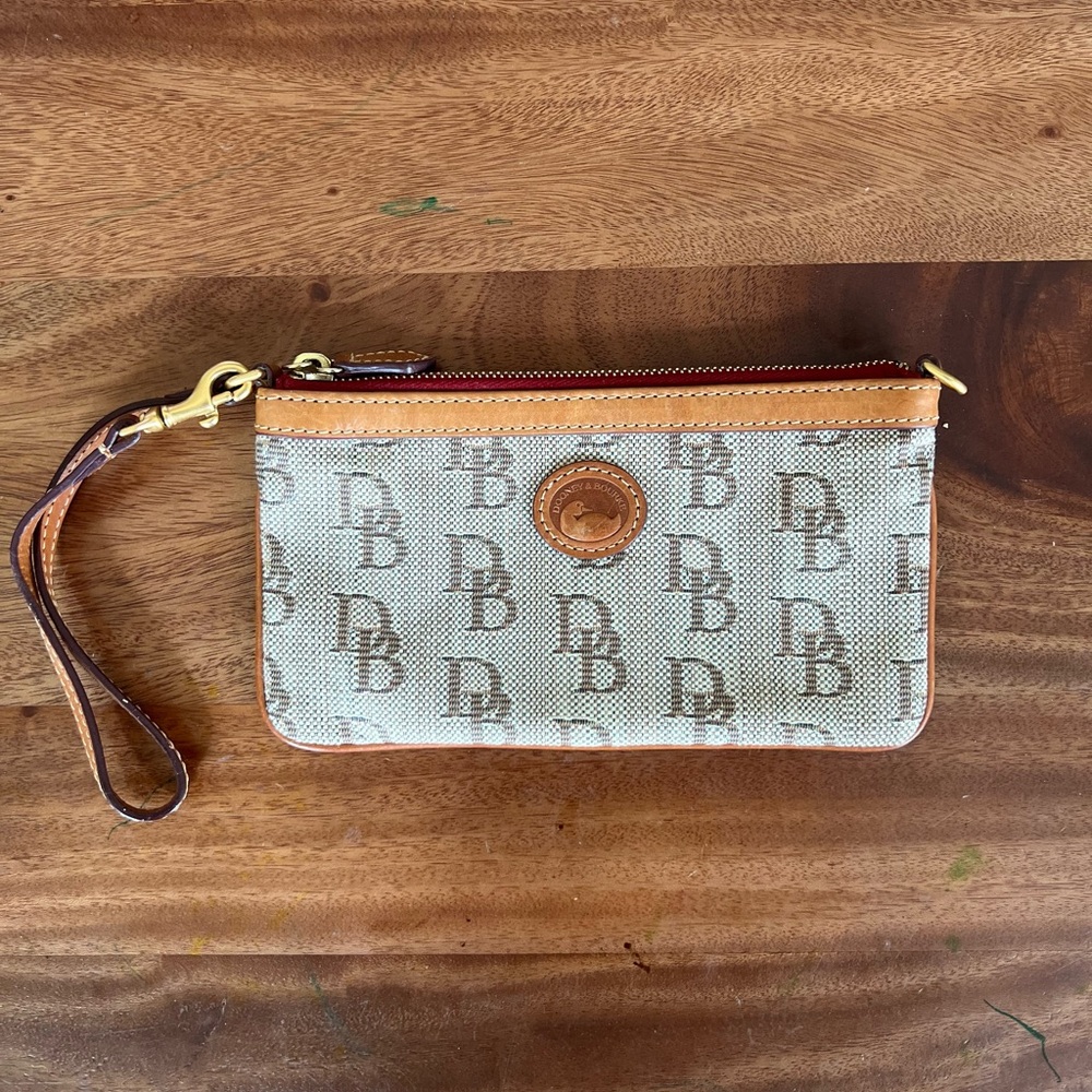 Dooney and Burke wristlet signature